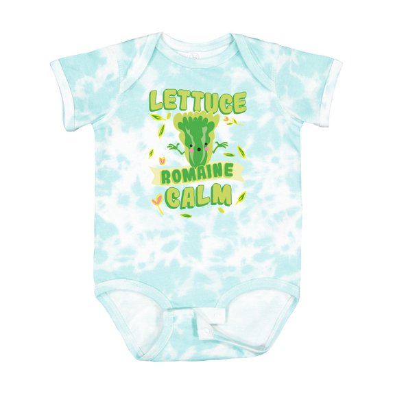 Inktastic Lettuce Romaine Calm Boys or Girls Baby Bodysuit