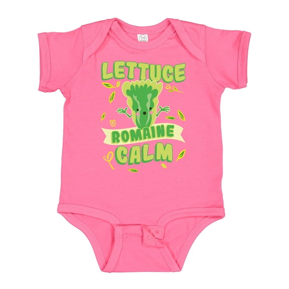 Inktastic Lettuce Romaine Calm Boys or Girls Baby Bodysuit