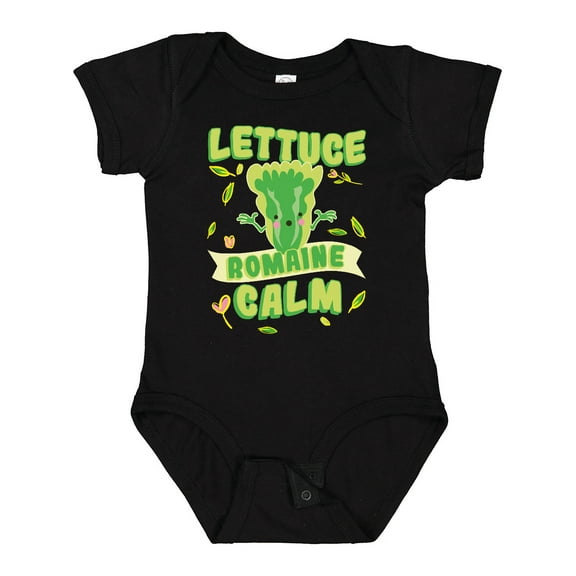 Inktastic Lettuce Romaine Calm Boys or Girls Baby Bodysuit