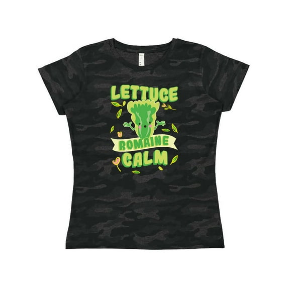 Inktastic Lettuce Romaine Calm Women's T-Shirt