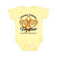 thumbnail image 1 of Inktastic Leukemia Awareness Staying Strong Together and Orange Ribbon Boys or Girls Baby Bodysuit, 1 of 5