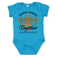 thumbnail image 1 of Inktastic Leukemia Awareness Staying Strong Together and Orange Ribbon Boys or Girls Baby Bodysuit, 1 of 5