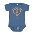 thumbnail image 1 of Inktastic Leukemia Awareness with Orange Ribbon Heart Boys or Girls Baby Bodysuit, 1 of 5
