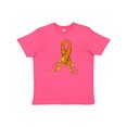 thumbnail image 1 of Inktastic Leukemia Awareness with Orange Ribbon Made of Hearts Youth T-Shirt, 1 of 5