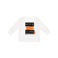 thumbnail image 1 of Inktastic Leukemia Hope Love Cure Boys or Girls Long Sleeve Toddler T-Shirt, 1 of 5