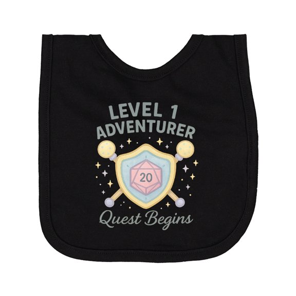 Inktastic Level 1 Gamer Newborn Bib