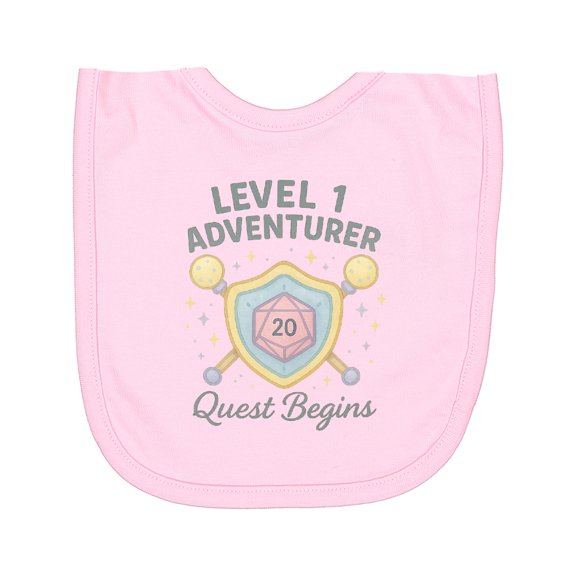 Inktastic Level 1 Gamer Newborn Bib