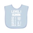 thumbnail image 1 of Inktastic Level 1 Human Boys or Girls Baby Bib, 1 of 4