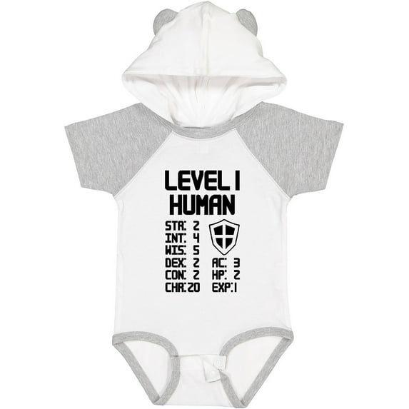 Inktastic Level 1 Human Boys or Girls Baby Bodysuit