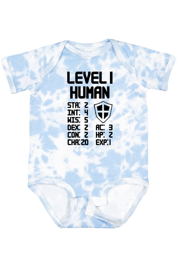 Level 1 Human Boys or Girls Baby Bodysuit