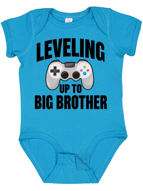 Leveling Up to Big Brother Boys Baby Bodysuit