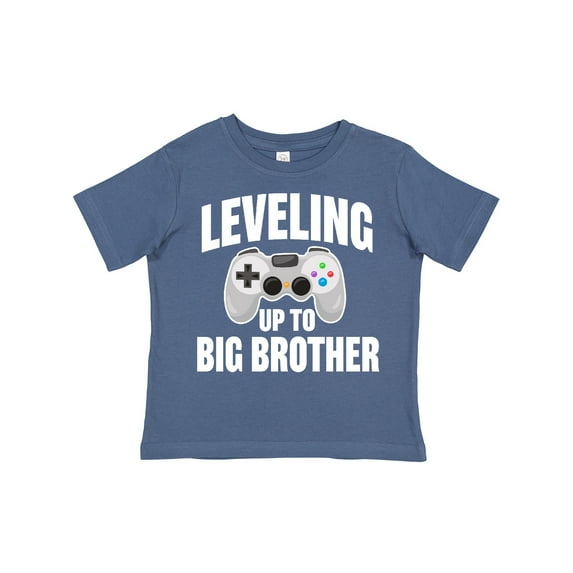 Inktastic Leveling Up to Big Brother Boys Toddler T-Shirt