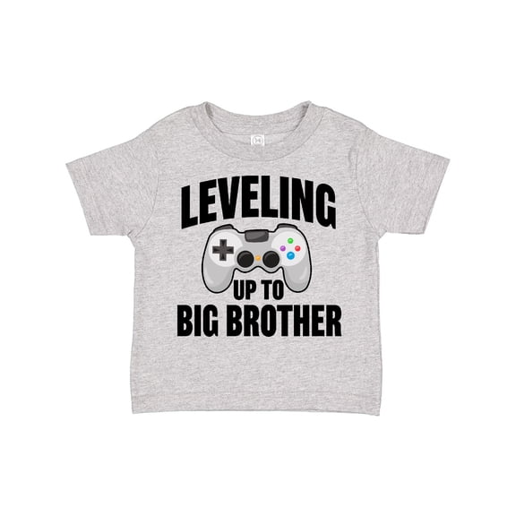 Inktastic Leveling Up to Big Brother Boys Toddler T-Shirt