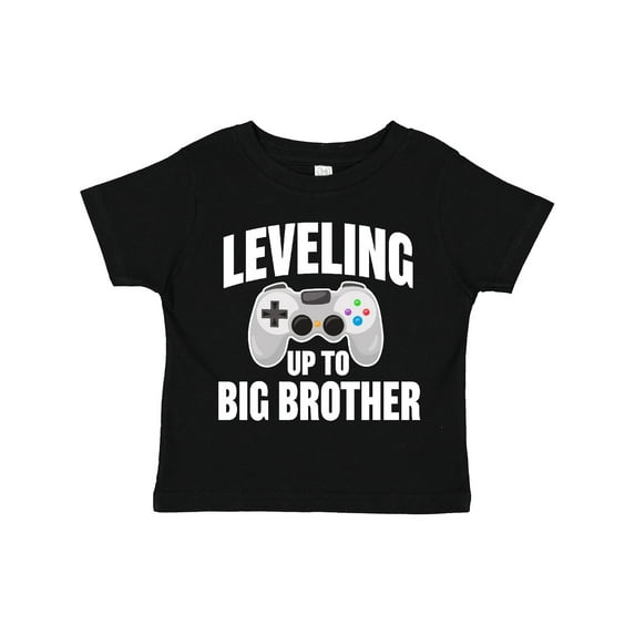 Inktastic Leveling Up to Big Brother Boys Toddler T-Shirt