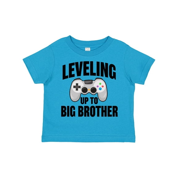 Inktastic Leveling Up to Big Brother Boys Toddler T-Shirt