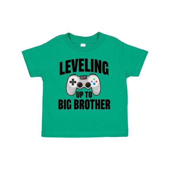 Inktastic Leveling Up to Big Brother Boys Toddler T-Shirt