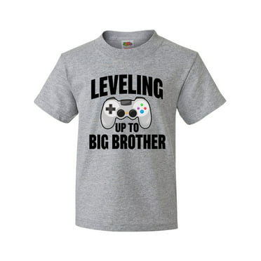 Leveling up to Big Brother funny gamer vintage men T-Shirt - Walmart.com