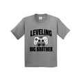 thumbnail image 1 of Inktastic Leveling Up to Big Brother Youth T-Shirt, 1 of 5