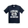 thumbnail image 1 of Inktastic Leveling Up to Big Brother Youth T-Shirt, 1 of 5