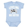 thumbnail image 1 of Inktastic Leveling Up to Big Sister Girls Baby Bodysuit, 1 of 5