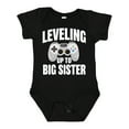 thumbnail image 1 of Inktastic Leveling Up to Big Sister Girls Baby Bodysuit, 1 of 5