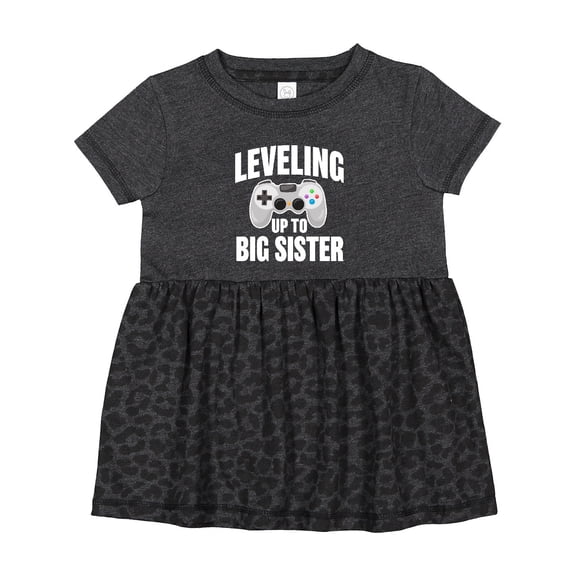 Inktastic Leveling Up to Big Sister Girls Baby Dress