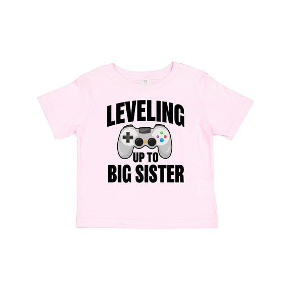 Inktastic Leveling Up to Big Sister Girls Baby T-Shirt