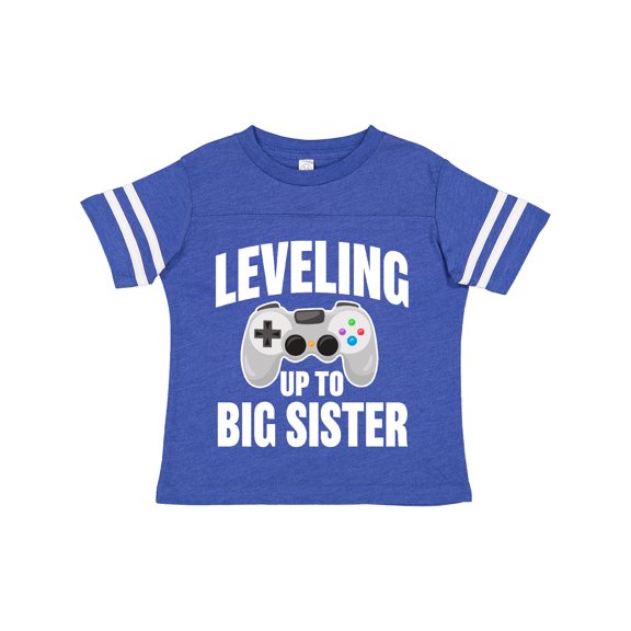 Inktastic Leveling Up to Big Sister Girls Toddler T-Shirt