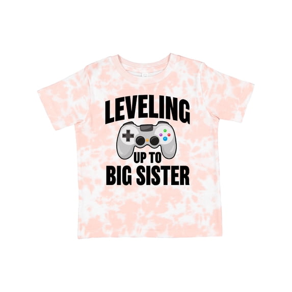 Inktastic Leveling Up to Big Sister Girls Toddler T-Shirt