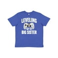 thumbnail image 1 of Inktastic Leveling Up to Big Sister Youth T-Shirt, 1 of 5