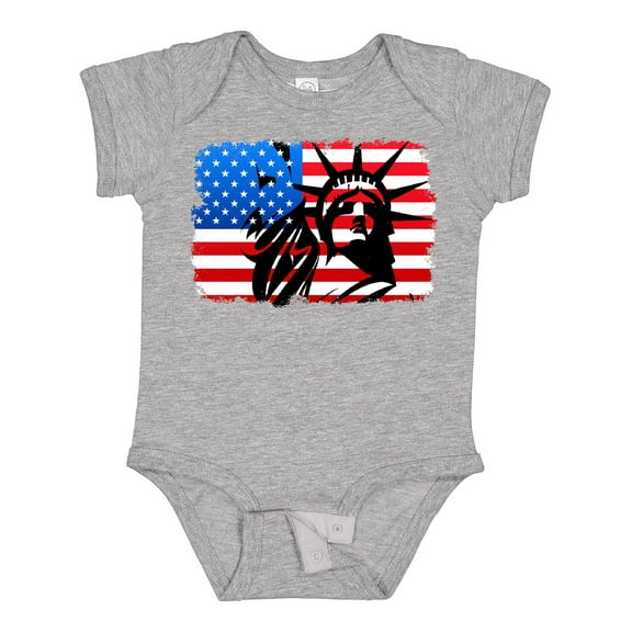 Inktastic Liberty Flag Boys or Girls Baby Bodysuit