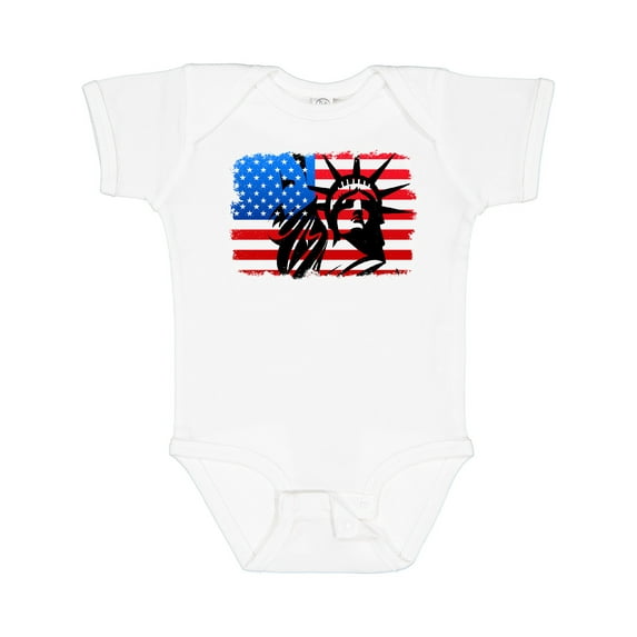 Inktastic Liberty Flag Boys or Girls Baby Bodysuit