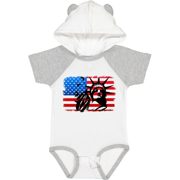 Inktastic Liberty Flag Boys or Girls Baby Bodysuit