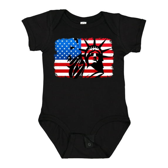 Inktastic Liberty Flag Boys or Girls Baby Bodysuit