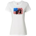 thumbnail image 1 of Inktastic Liberty Flag Women's T-Shirt, 1 of 5