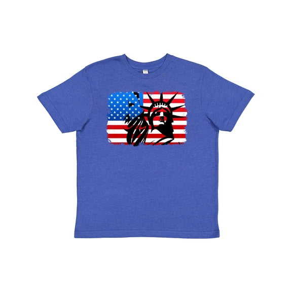 Inktastic Liberty Flag Youth T-Shirt