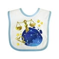 thumbnail image 1 of Inktastic Libra Constellation Zodiac Sign Illustration Boys or Girls Baby Bib, 1 of 4