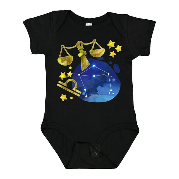 Inktastic Libra Constellation Zodiac Sign Illustration Boys or Girls Baby Bodysuit