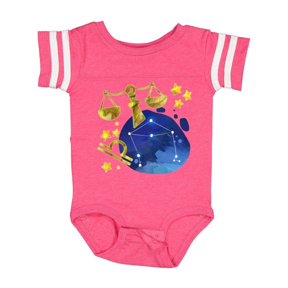 Inktastic Libra Constellation Zodiac Sign Illustration Boys or Girls Baby Bodysuit