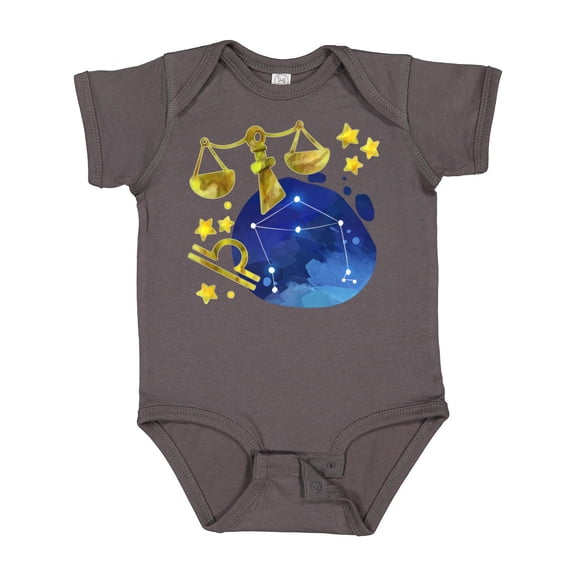 Inktastic Libra Constellation Zodiac Sign Illustration Boys or Girls Baby Bodysuit