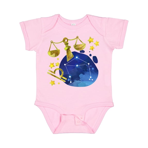 Inktastic Libra Constellation Zodiac Sign Illustration Boys or Girls Baby Bodysuit