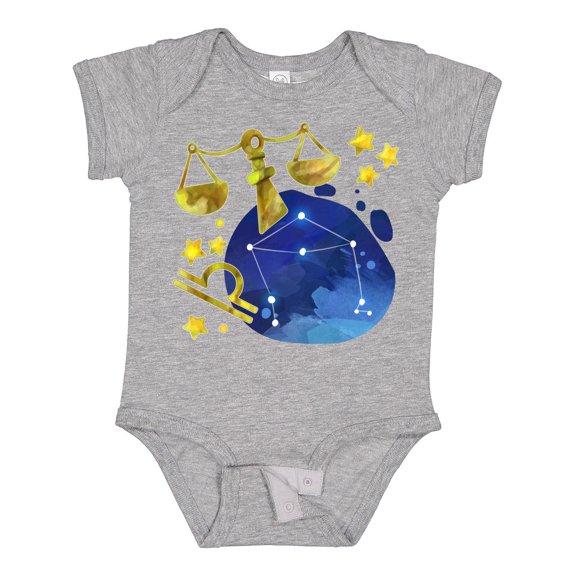 Inktastic Libra Constellation Zodiac Sign Illustration Boys or Girls Baby Bodysuit