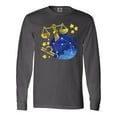 thumbnail image 1 of Inktastic Libra Constellation Zodiac Sign Illustration Long Sleeve T-Shirt, 1 of 5