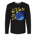 thumbnail image 1 of Inktastic Libra Constellation Zodiac Sign Illustration Long Sleeve T-Shirt, 1 of 5