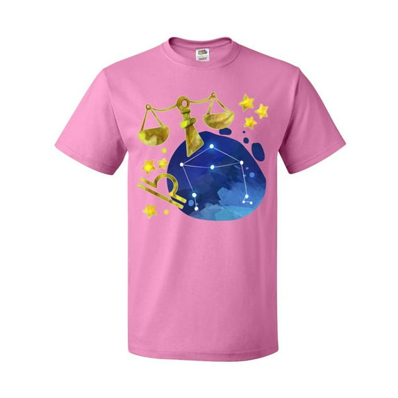 Inktastic Libra Constellation Zodiac Sign Illustration T-Shirt