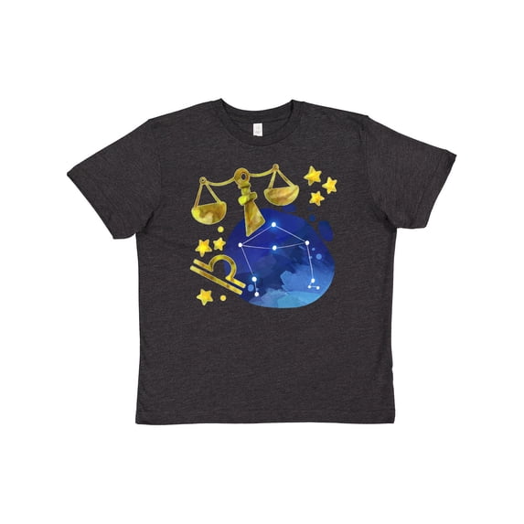 Inktastic Libra Constellation Zodiac Sign Illustration Youth T-Shirt
