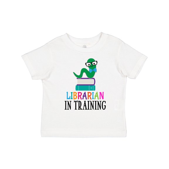 Inktastic Librarian in Training Bookworm Boys or Girls Toddler T-Shirt