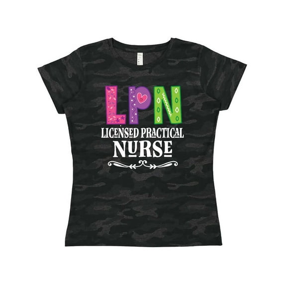 Inktastic Licensed Practical Nurse LPN Women's T-Shirt