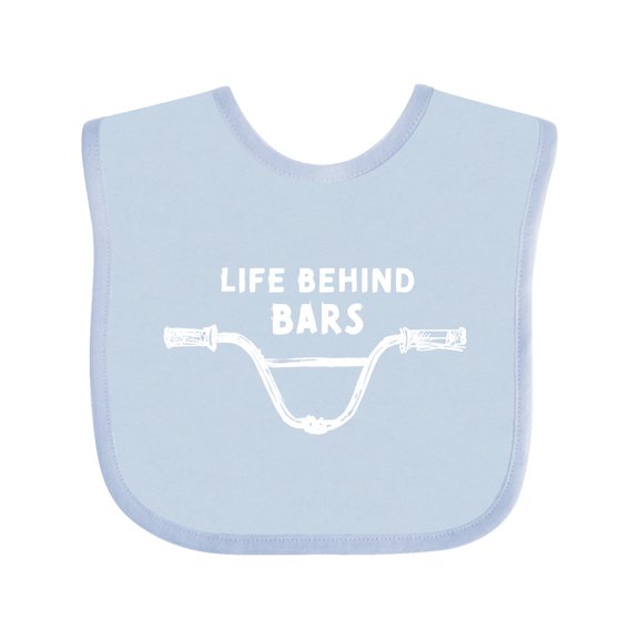 Inktastic Life Behind Bars BMX Boys or Girls Baby Bib