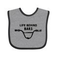 thumbnail image 1 of Inktastic Life Behind Bars Bmx Boys or Girls Baby Bib, 1 of 4